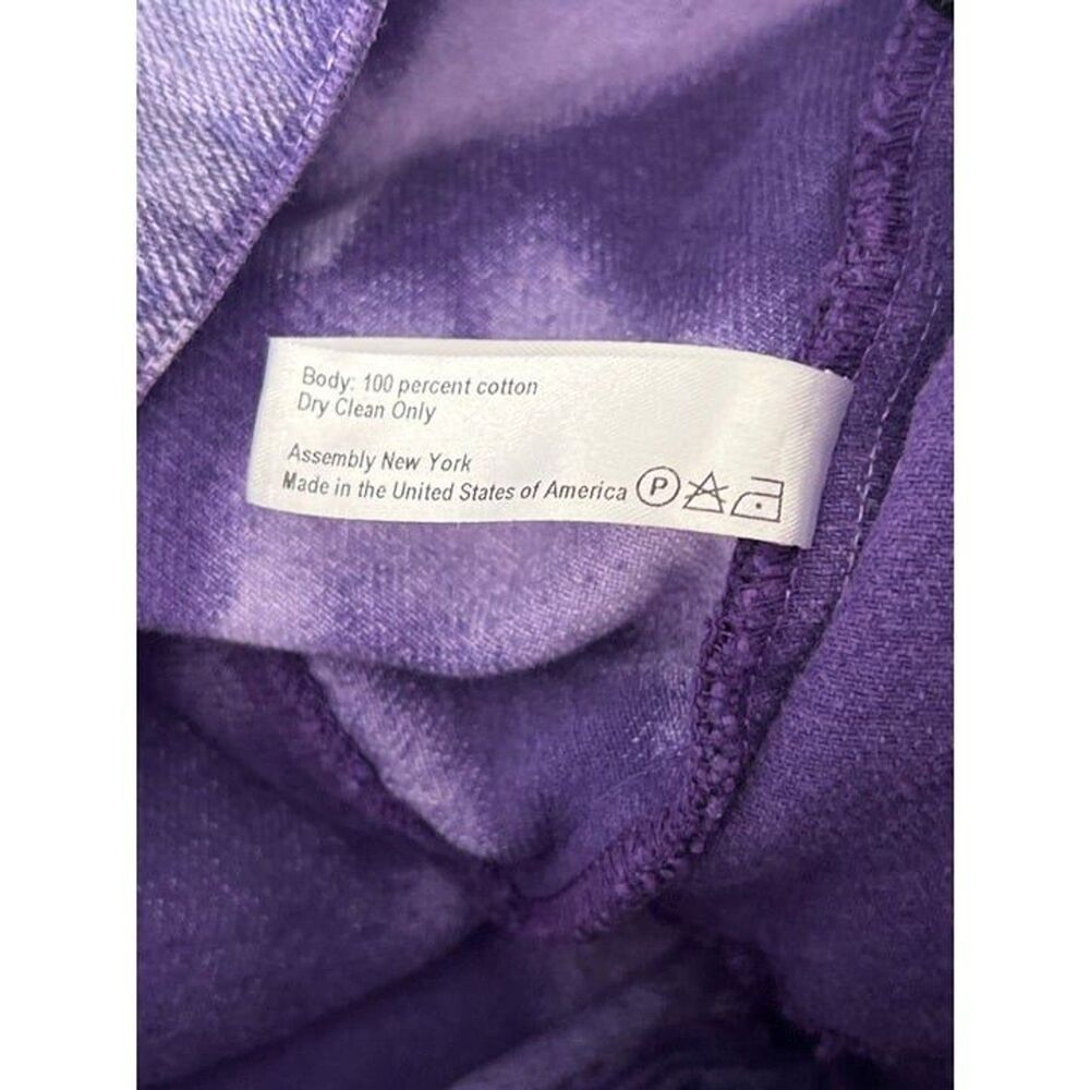Assembly Purple Tie-Dye Cotton Skirt With Pockets Assembly New York Size Medium — image 6 of 8